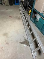 Aluminium ladder, Doe-het-zelf en Verbouw, Ladders en Trappen, Ladder, Gebruikt, Opvouwbaar of Inschuifbaar, 4 meter of meer