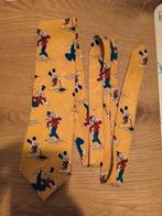 Vintage disney stropdas, Geel, Zo goed als nieuw, Met patroon, C&A