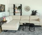 Hoekbank nieuw beige, Ophalen, 250 tot 300 cm, Hoekbank, 75 tot 100 cm
