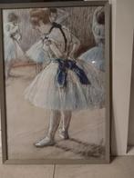 Ingelijst canvasdoek van danseressen, Ophalen