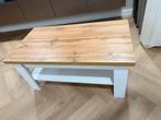 Salontafel MARKSKEL 60x110 wit/wild naturel eiken kleur, Ophalen, Zo goed als nieuw, Rotan