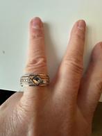 Ixxxi ring staal/rose zgan, Sieraden, Tassen en Uiterlijk, Ringen, 18 tot 19, IJzer of Staal, Ophalen of Verzenden, Zo goed als nieuw