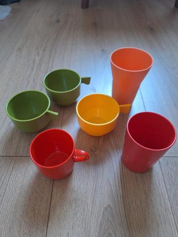 Bekers, vintage, retro, Mepal beschikbaar voor biedingen