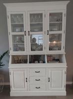Buffetkast in Antique witte krijtverf, Huis en Inrichting, Ophalen, Gebruikt, 200 cm of meer, Landelijk
