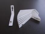 Afstandsteun met tapgat voor gordijnrail; wit 10 cm, Gebruikt, Ophalen of Verzenden, Wit