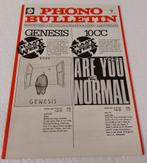 Genesis PROMO FOLDER 1980 Duke 10CC Boudewijn de Groot  BZN, Verzamelen, Verzenden, Zo goed als nieuw, Boek, Tijdschrift of Artikel