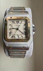 Cartier Santos Galbee (29x41mm) duocolor, Sieraden, Tassen en Uiterlijk, Horloges | Heren, Overige merken, Staal, Gebruikt, Staal