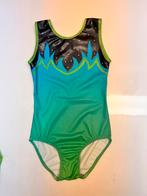 Nieuw Turnpakje maat 116, blauw groen zwart glitter, Ophalen of Verzenden, Nieuw