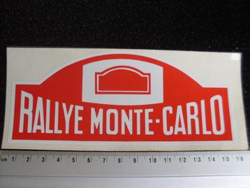 sticker rallye monte-carlo logo groot rally monte carlo 9x beschikbaar voor biedingen
