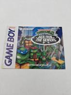 Teenage mutant ninja Turtles II Gameboy Handleiding, Spelcomputers en Games, Games | Nintendo Game Boy, ., 1 speler, Ophalen of Verzenden