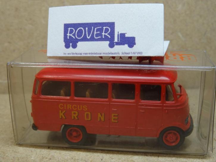 BREKINA 1:87, MERCEDES L-319, "CIRCUS KRONE", OVP Zie Foto`s, Hobby en Vrije tijd, Modelauto's | 1:87, Zo goed als nieuw, Bus of Vrachtwagen