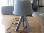 Lamp driepoot, Huis en Inrichting, Lampen | Vloerlampen, Ophalen, Gebruikt, Hout, Minder dan 100 cm