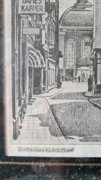 Zwart-witte tekening of litho met opschrift “Rotterdam – Kei, Ophalen