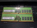 32GB (2x16) Micron DDR4 UDIMM, Computers en Software, RAM geheugen, DDR4, Ophalen of Verzenden, Zo goed als nieuw, Desktop