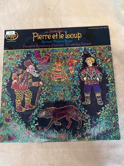 Prokofiev - Pierre et le Loup LP, Cd's en Dvd's, Vinyl | Klassiek, Gebruikt, Modernisme tot heden, Orkest of Ballet, Ophalen of Verzenden