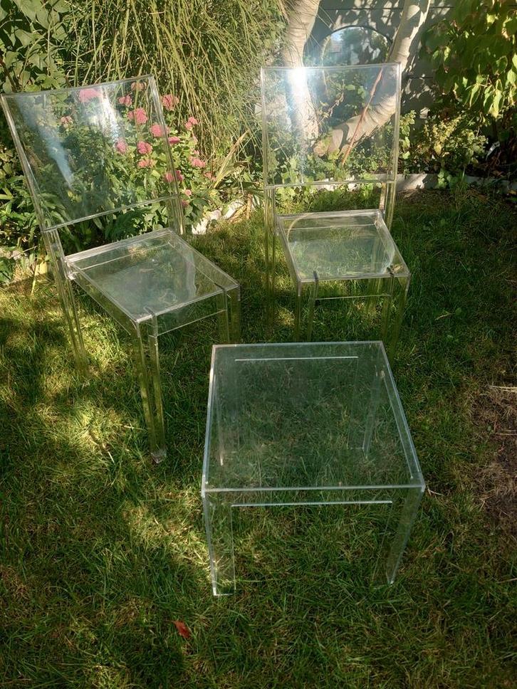 Kartell La Marie stoelen Starck, Huis en Inrichting, Stoelen, Zo goed als nieuw, Twee, Wit, Ophalen