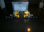 Set van 2 stuks WSI / DAF zwaartransport 8x4 Demo trekkers, Ophalen of Verzenden, Zo goed als nieuw, Bus of Vrachtwagen, Wsi