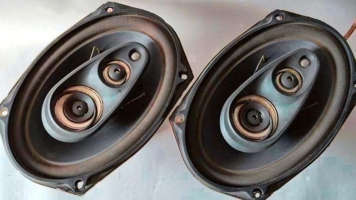 Set Pioneer TS-A6980 autospeakers - coaxiale 4-way 200 watt, Auto diversen, Autospeakers, Zo goed als nieuw, Ophalen of Verzenden
