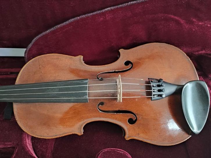Oude Duitse viool met volle diepe klank in topstaat, Muziek en Instrumenten, Strijkinstrumenten | Violen en Altviolen, Gebruikt