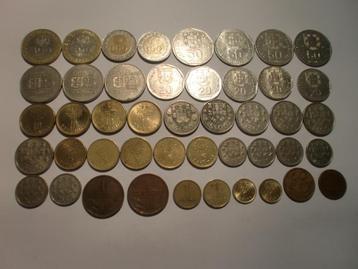 45 munten Portugal 200,100,50,25,20,10,5,2,5,1 escudos,cent