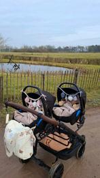 Tweeling kinderwagen 3 in 1, Kinderen en Baby's, Kinderwagens en Combinaties, Overige merken, Gebruikt, Ophalen of Verzenden, Combiwagen