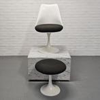 Vintage Pastoe Eero Saarinen Tulip stoel met Tamburin kruk, Ophalen, Gebruikt, Pastoe, Www.pastoe.com