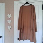 camel kleur lang vest mt. L, Kleding | Dames, Truien en Vesten, Bruin, Maat 42/44 (L), Ophalen of Verzenden, Onbekend