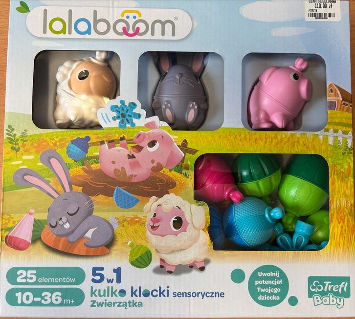 Sensorische Blokken Lalaboom Dieren, Kinderen en Baby's, Speelgoed | Babyspeelgoed, Nieuw, Overige typen, Ophalen of Verzenden