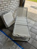 2 beige Crespo ligbedden met handvat, Ophalen of Verzenden, Gebruikt