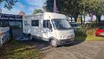 Hymer B544 4P Lange Bank 2,8 128PK, Caravans en Kamperen, Integraal, Ringverwarming, Fiat, Treinzit