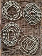 Mooi lot van 4 oude glaskettingen~kerstketting~oude kerst, Diversen, Kerst, Ophalen of Verzenden, Gebruikt