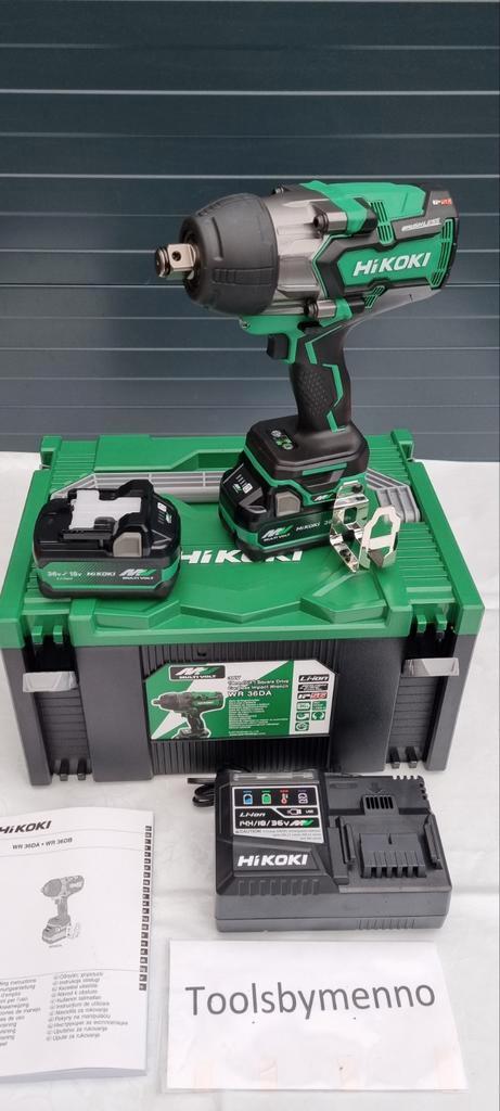 NIEUW Hikoki WR36DA slagmoersleutel/slagmoeraanzetter 1.180N, Doe-het-zelf en Verbouw, Gereedschap | Slijpmachines, Nieuw, Haakse handslijpmachine