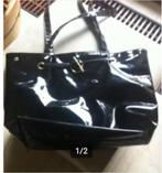 Dames laktas zwart, Ophalen of Verzenden, Zo goed als nieuw, Zwart, Schoudertasje