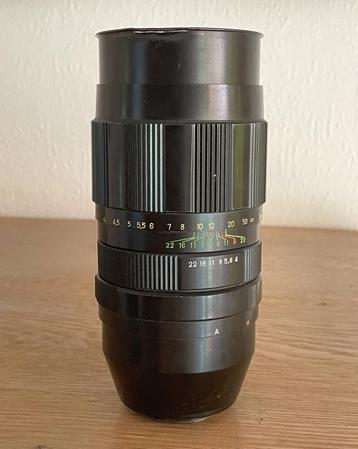 Jupiter-21M 200mm f4 lens (Vologda) M42 mount (Soviet-USSR) beschikbaar voor biedingen