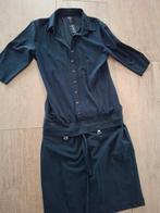 Jurk donker blauw Jane Lushka maat M, Ophalen of Verzenden, Zo goed als nieuw, Maat 38/40 (M), Blauw