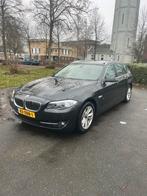 BMW 5-Serie 520D Touring 135KW Aut8 2012 Grijs - NL AUTO, Auto's, Achterwielaandrijving, 1995 cc, Beige, 2000 kg