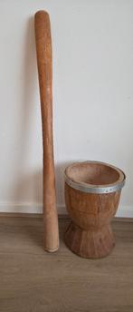 Houten Vijzel met Stamper, Mata & Matatiki, Huis en Inrichting, Keuken | Keukenbenodigdheden, Ophalen, Gebruikt