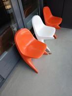 partij jaren 70 space age stoelen retro vintage design, Ophalen, Kunststof, Gebruikt, Overige kleuren