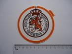 sticker KNVB Voetbal bond vintage leeuw logo retro oranje, Verzenden