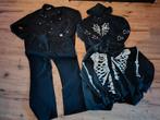 Klein kledingpakket, zwart, emo, jonge dames mt L, Ophalen of Verzenden, Zo goed als nieuw, Maat 38/40 (M)