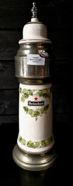 Heineken Bier tap porselein enkele kraan (FH6095), Reclamebord, Plaat of Schild, Heineken, Gebruikt, Ophalen