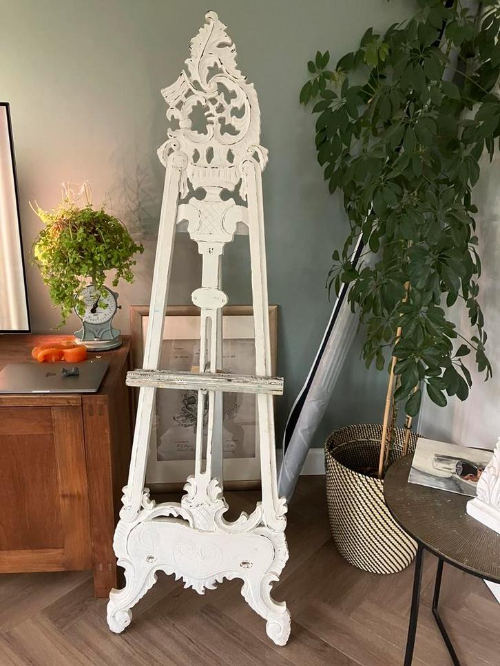 Antieke Franse sierlijke ezel – Massief kastanjehout, Antiek en Kunst, Antiek | Overige Antiek, Ophalen