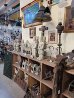 VERBOUWINGS UITVERKOOP antiek curiosa tuindecoratie lampen, Antiek en Kunst, Curiosa en Brocante, Verzenden