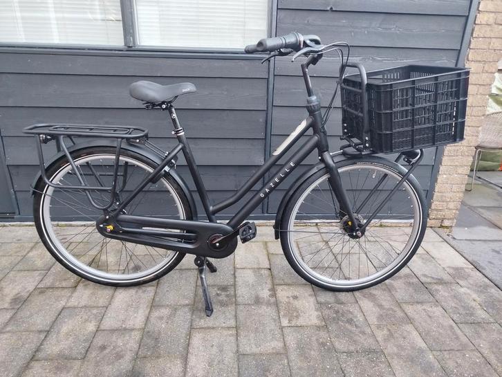 Gazelle Heavy Duty D54 Black Matt, Fietsen en Brommers, Fietsen | Dames | Sportfietsen en Toerfietsen, Zo goed als nieuw, Gazelle