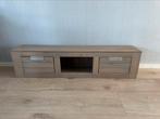 Tv meubel (incl ophang beugels), Ophalen, 100 tot 150 cm, Zo goed als nieuw, Minder dan 100 cm
