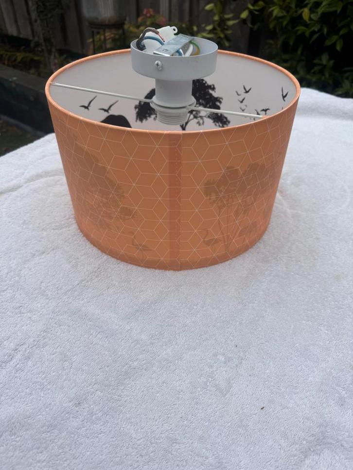 Olucia Safari Plafondlamp Kinderkamer Oranje, Huis en Inrichting, Lampen | Lampenkappen, Zo goed als nieuw, Minder dan 25 cm, Rond