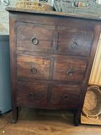 Teakhouten ladenkastje, Antiek en Kunst, Antiek | Meubels | Kasten, Ophalen