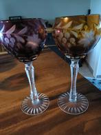 Lood kristallen glazen hand geslepen., Antiek en Kunst, Antiek | Glas en Kristal, Ophalen of Verzenden