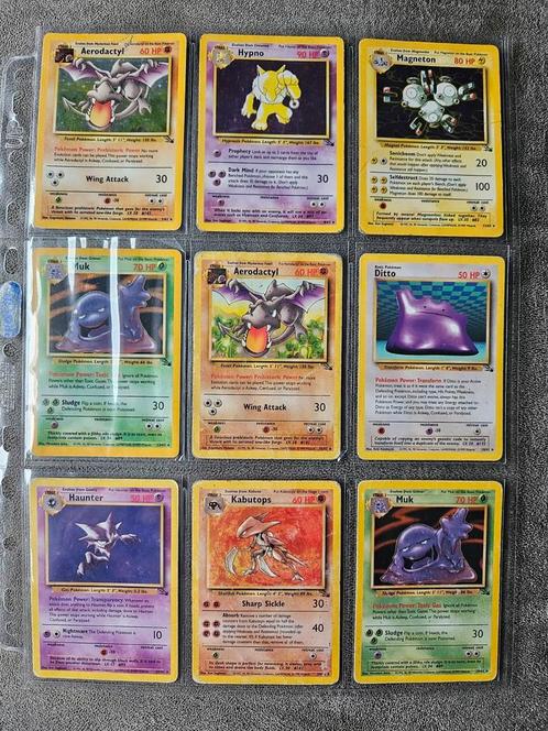 Pokemon kaarten - Fossil, Hobby en Vrije tijd, Verzamelkaartspellen | Pokémon, Zo goed als nieuw, Meerdere kaarten, Verzenden