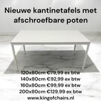 Nieuwe kantinetafels 200x80cm kantoortafels vergadertafels, Ophalen, -, -, Nieuw